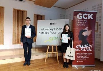 Wyróżnienie dla Julii Kruczek w 9. Wiosennym Konkursie Recytatorskim