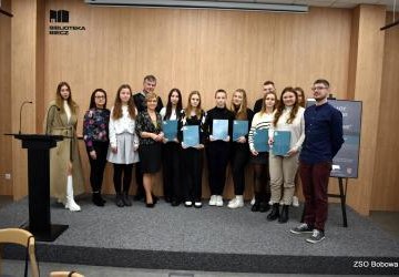 Całe podium dla uczniów ZSO Bobowa!