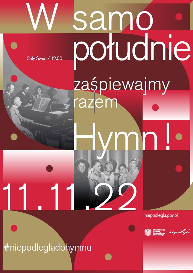 W samo południe zaśpiewajmy razem Hymn!