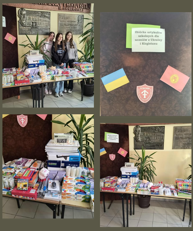 Zbiórka artykułów szkolnych dla uczniów z Ukrainy i Kirgistanu
