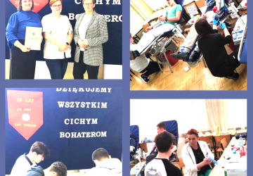 10 lat Szkolnego Klubu Honorowych Dawców Krwi