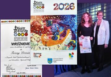 Wyróżnienie w międzynarodowym konkursie plastycznym