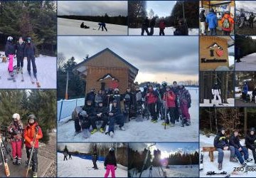 Uczniowie ZSO w Bobowej na nartach