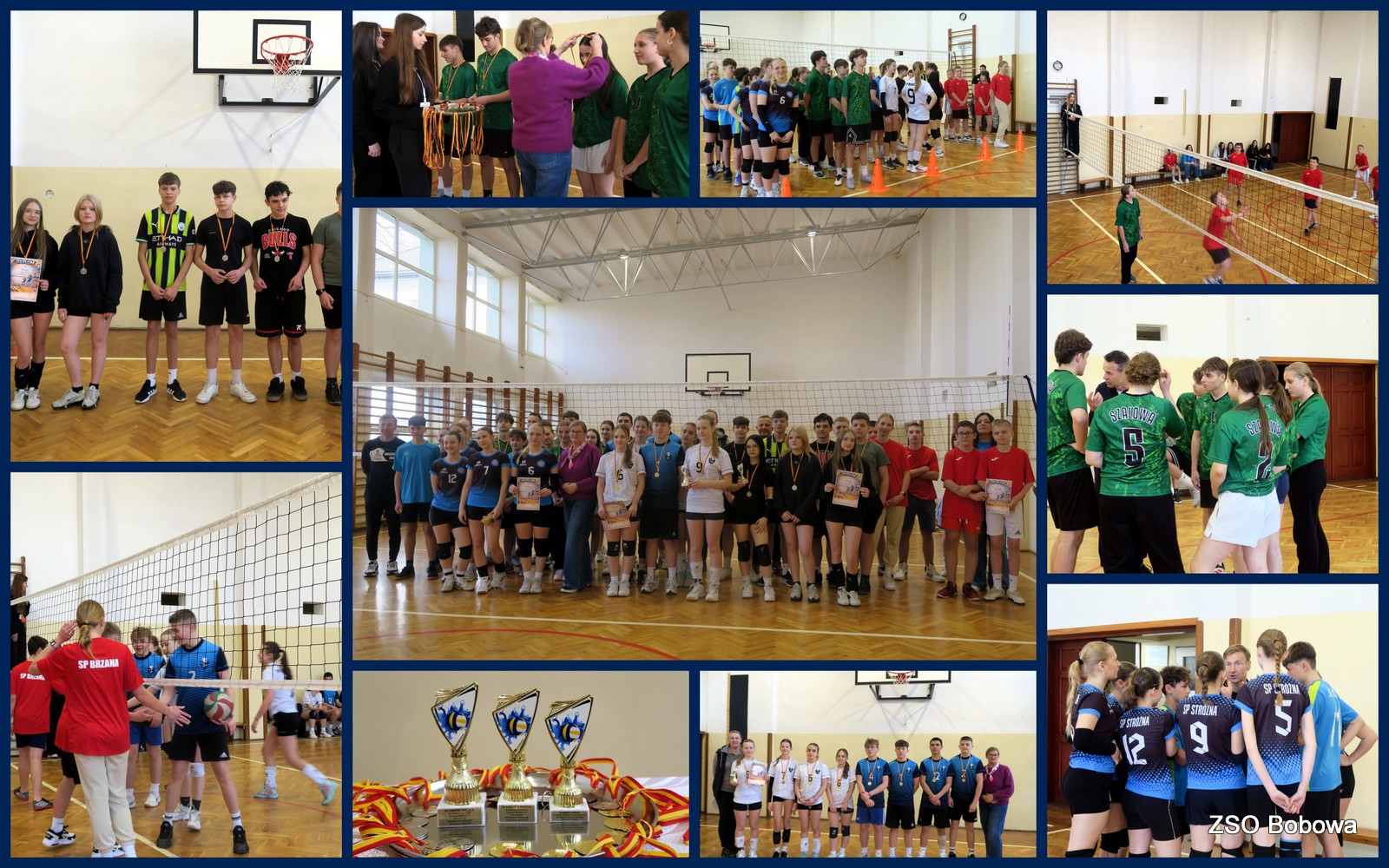 Turniej siatkówki „Aktywnie w przyszłość” w ZSO w Bobowej
