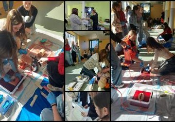 UCZNIOWIE ZSO BOBOWA W GORLICKIM SZPITALU