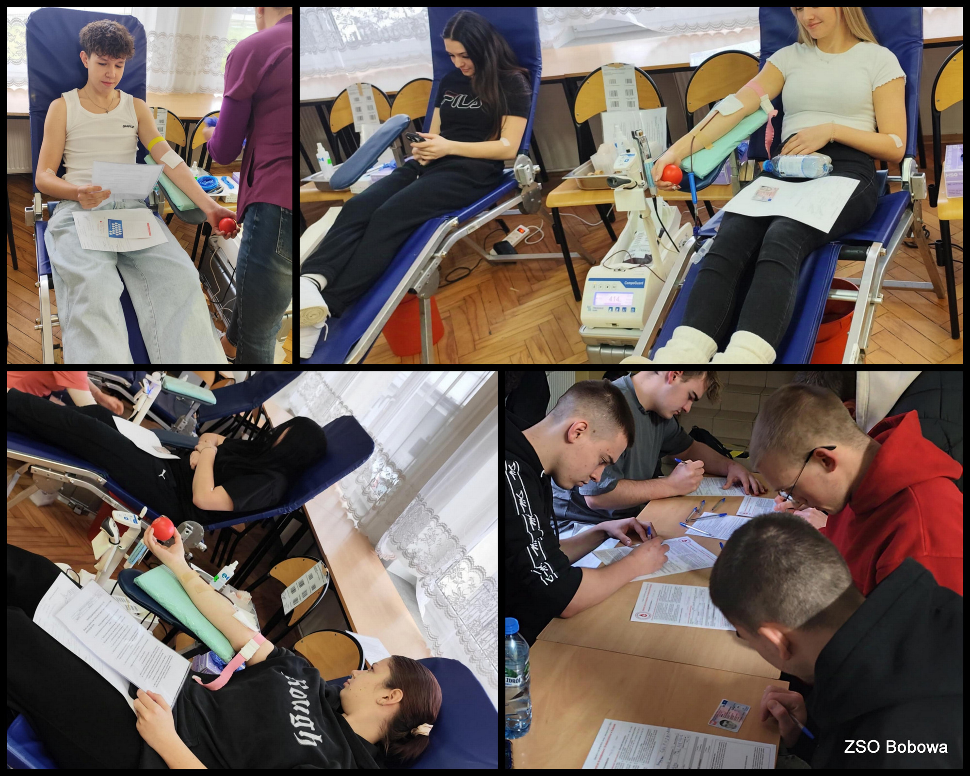 Krwiodawstwo w ZSO Bobowa – grudzień 2024